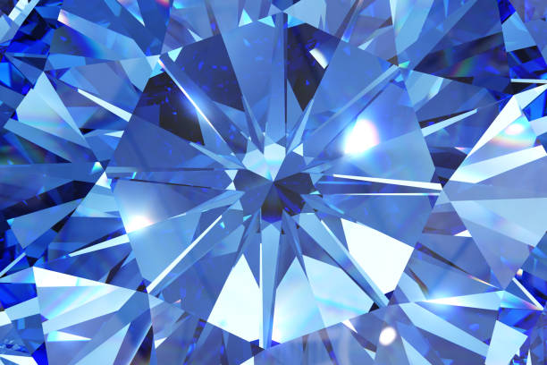 istock Beautiful shiny sapphire or topaz close-up 1732207007