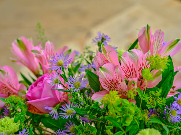istock Bouquet with different kinds of flowers 1732254880