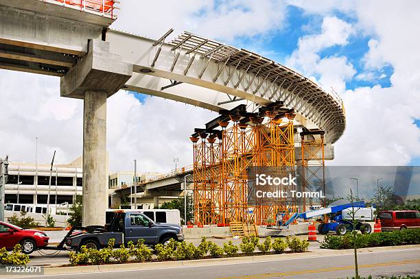 Construção De Estrada - Fotografias de stock e mais imagens de Indústria de construção - Indústria de construção, Ponte, Obra