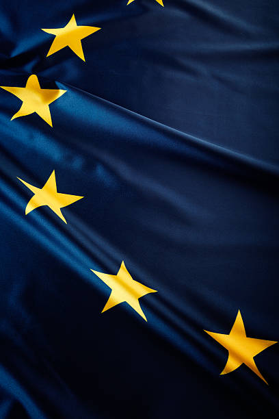Bandera de la comunidad europea - foto de stock