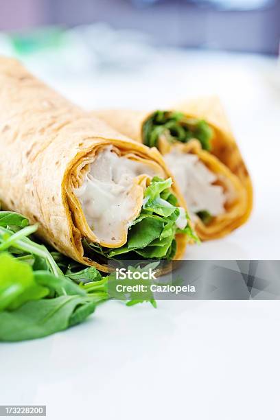 Hähnchensalatsandwichpackung Stockfoto und mehr Bilder von Tortilla-Sandwich - Tortilla-Sandwich, Mayonnaise, Huhn - Geflügelfleisch