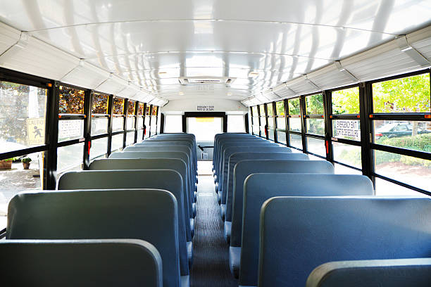 Empty School Bus Empty School Bus empty school bus stock pictures, royalty-free photos & images