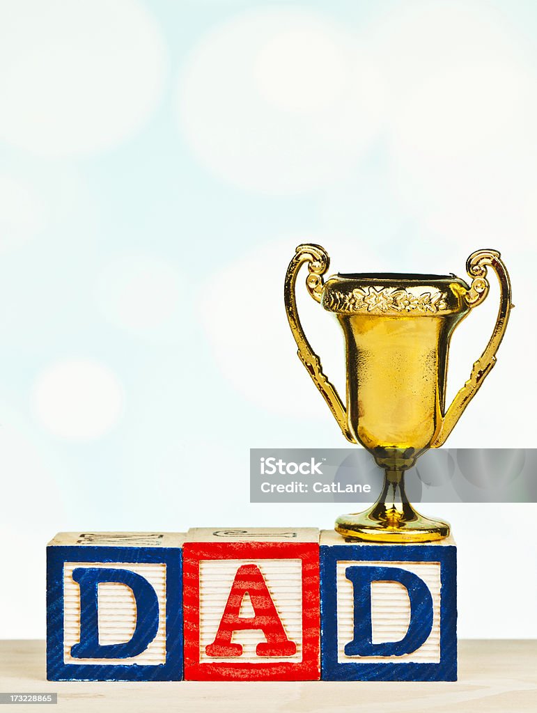 Vencedor de melhor pai Prémio - Royalty-free Dia do Pai Foto de stock