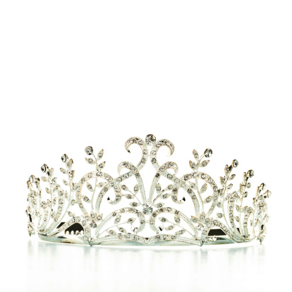 Tiara with crystal stones