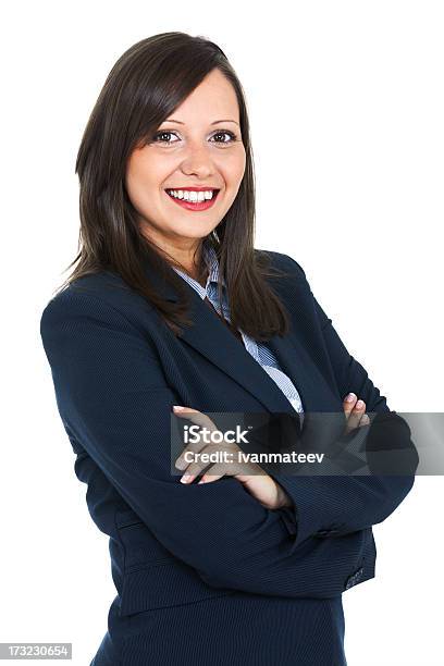 Businesswoman Portrait Stock Photo - Download Image Now - Adult, Adults Only, Arms Crossed