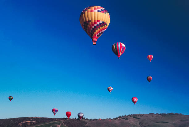 istock Hot Air Balloons in Flight Over Carmel Valley 1732322839