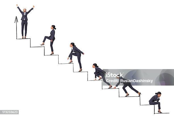 Achievement And Success Stock Photo - Download Image Now - Moving Up, Staircase, Steps
