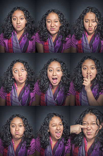 istock Asian girl facial expression collection 173233826