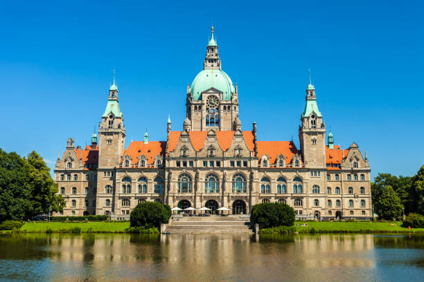 radnice hannover, německo - hannover - stock snímky, obrázky a fotky