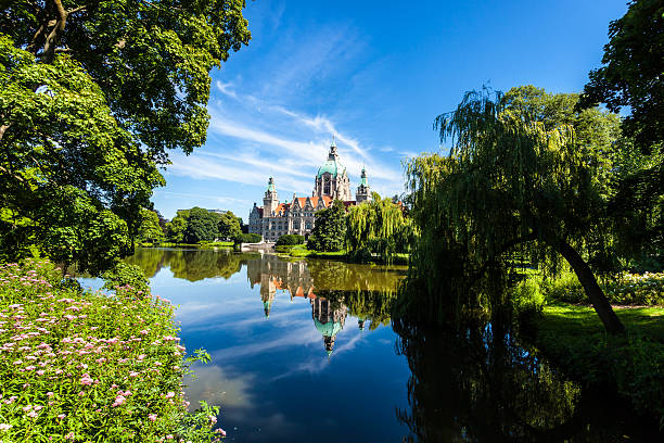 radnice hanover, německo - hannover - stock snímky, obrázky a fotky