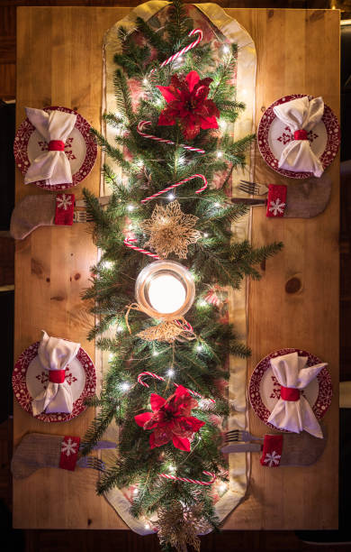 istock Elegant table setting for Christmas party 1732338953