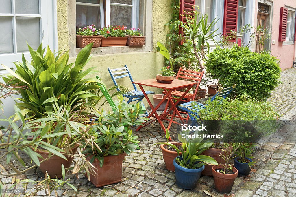 Kleine vorderen Garten in Deutschland - Lizenzfrei Gemüsegarten Stock-Foto