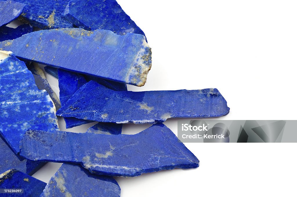 Lapiz Lazuli half wertvolle stone. garantiert authentische - Lizenzfrei Alternative Medizin Stock-Foto