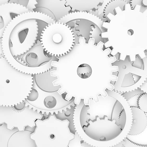 istock Gearwheels arrangement background 173234117