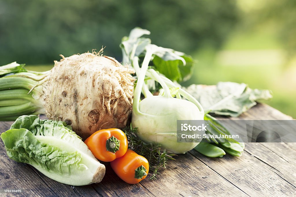 Jardim de vegetais colhidos Frescura - Royalty-free Legumes Foto de stock