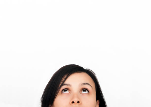istock Thinking woman in front of whiteboard 173236414