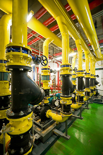istock Industrial interior and pipes 173239986