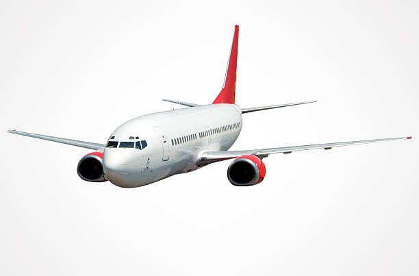Airplane With Clipping Path Airplane with clipping path. boeing 737 photos stock pictures, royalty-free photos & images