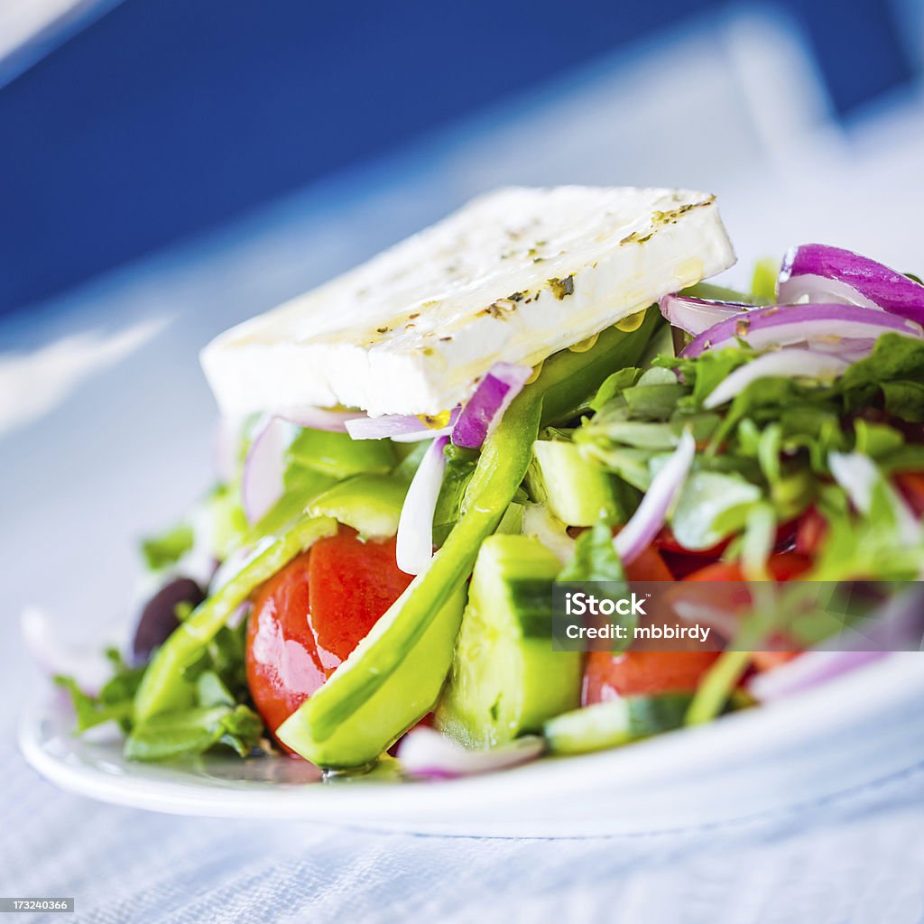 Griechischer Salat, Nahaufnahme - Lizenzfrei Griechischer Salat Stock-Foto