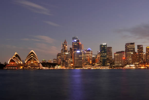 istock Sydney Skyline - Kirribilli (Purple #2) 173240756
