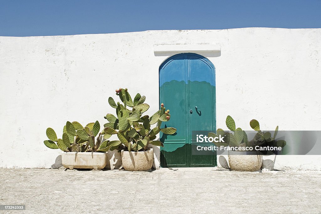 Doorway in Ostuni, Puglia Italy Puglia Stock Photo