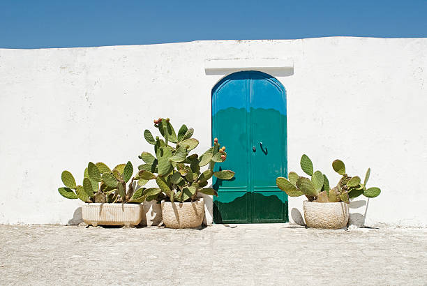 Doorway in Ostuni, Puglia Italy Doorway in Ostuni, Puglia Italy puglia stock pictures, royalty-free photos & images