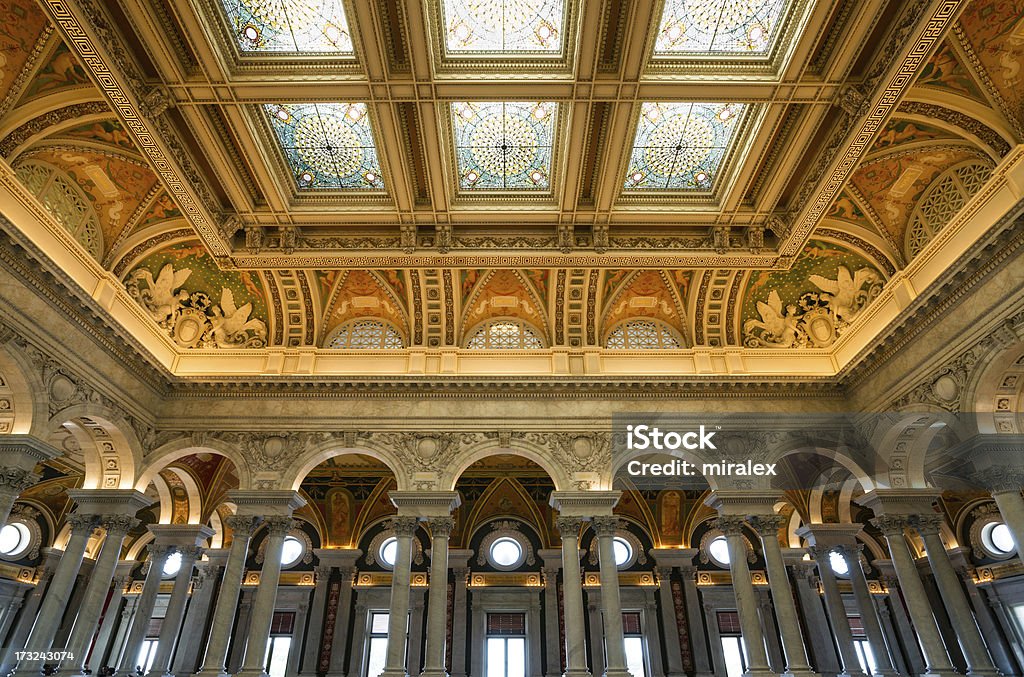 Great Hall Library of Congress, Washington, D.C. USA The Great Hall Library of Congress, Washington, D.C. USA. Library of Congress Stock Photo