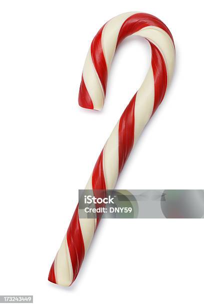 Candy Cane Stockfoto und mehr Bilder von Clipping Path - Clipping Path, Einzelner Gegenstand, Feiern