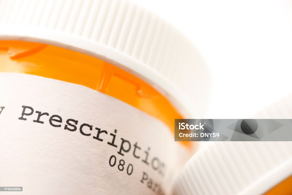 Farmaci su prescrizione - Foto stock royalty-free di Antibiotico