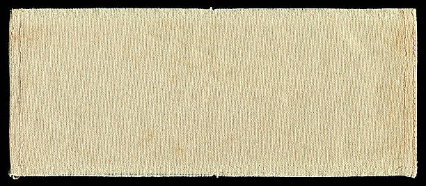 lienzo textura con bastidor - textile burlap sewing patch fotografías e imágenes de stock