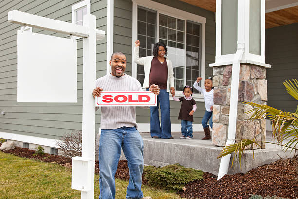 istock Family with Sold Home 173249971