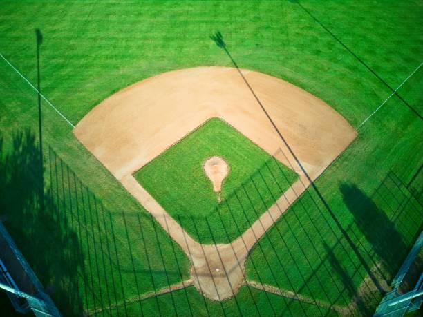 istock Baseball Diamond in a Public Recreational Complex in a Rural Town 1732503034
