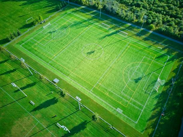 istock Soccer Field  at a Public Recreational Complex in a Rural Town 1732503048