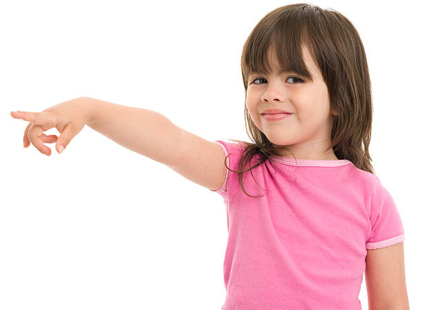 Little Girl Pointing