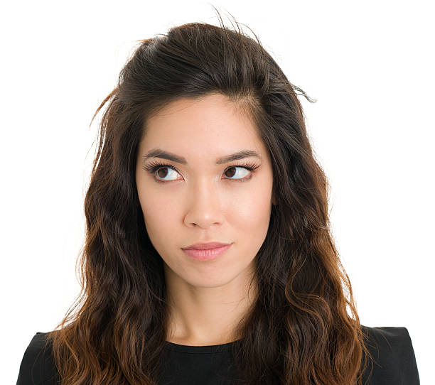istock Young Woman Looks Sideways 173250714
