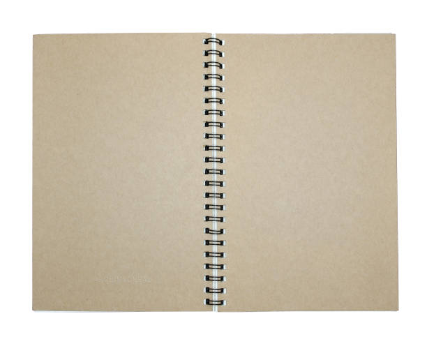 istock Blank notebook paper with ring spine isolated on white background 1732521755
