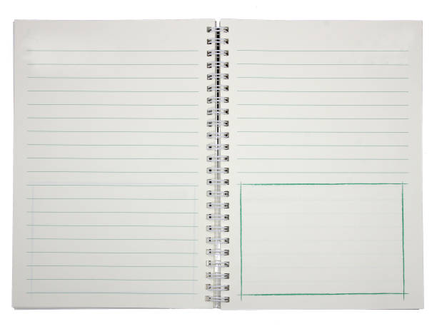 istock striped notebook paper isolated on white background 1732521771
