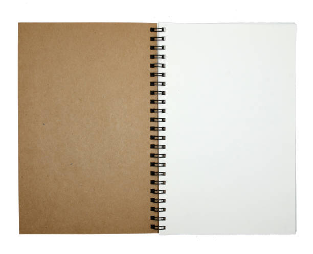 istock Blank notebook paper with ring spine isolated on white background 1732521774