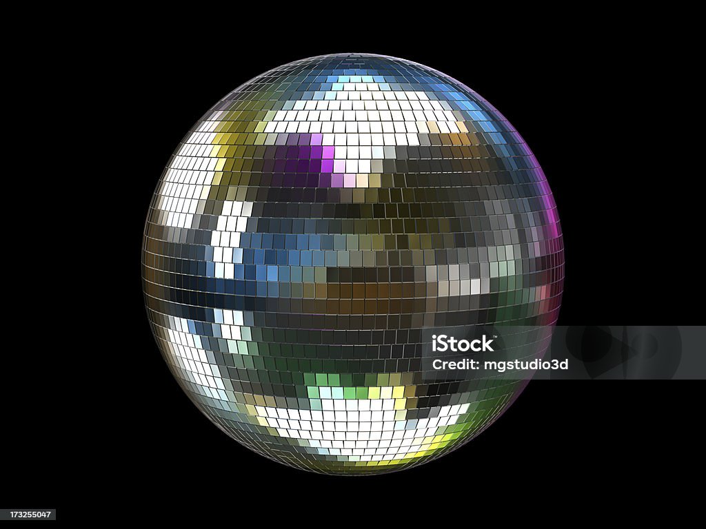 Disco Ball Farben - Lizenzfrei Diskokugel Stock-Foto