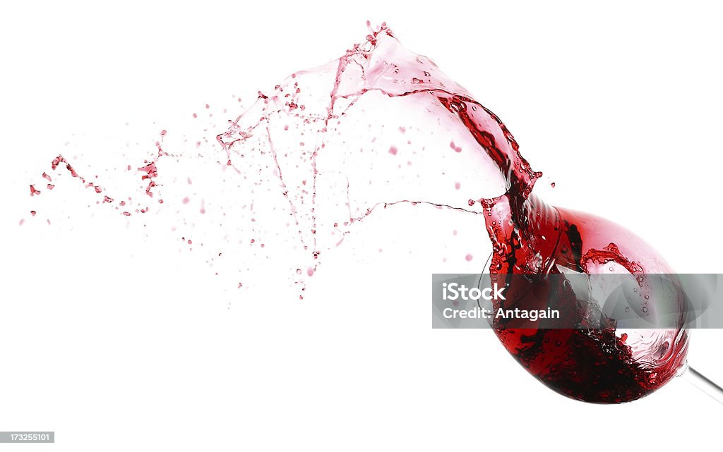 Vino tinto y de wineglass - Foto de stock de Vino libre de derechos