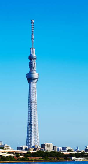Tokyo Sky Tree is the tallest structure in Japan.Tokyo Skytree