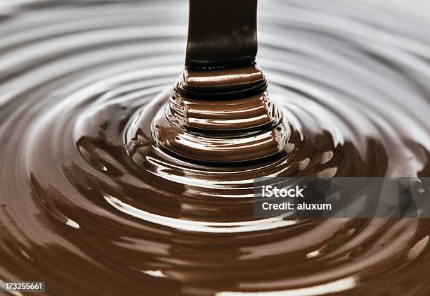 Cioccolato - Fotografie stock e altre immagini di Crema al cioccolato - Crema al cioccolato, Cioccolato, Cioccolato scuro