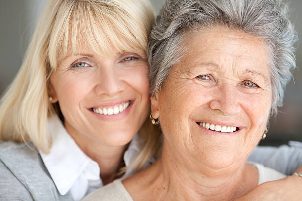 istock Woman hugging her mother. 173255912