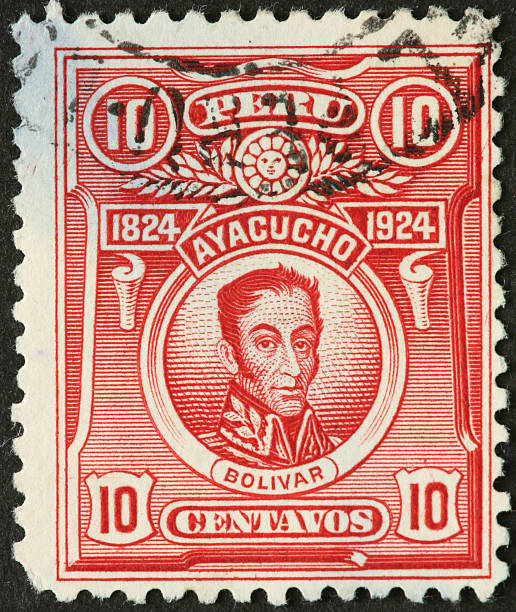 istock Simon Bolivar on old Peruvian stamp 173255923