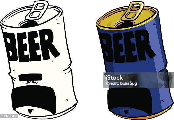 Cartoon Beer Can Stock Illustration - Download Image Now - Beer - Alcohol, Can, Cartoon