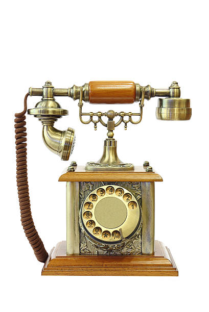 istock Old vintage telephone 173259267