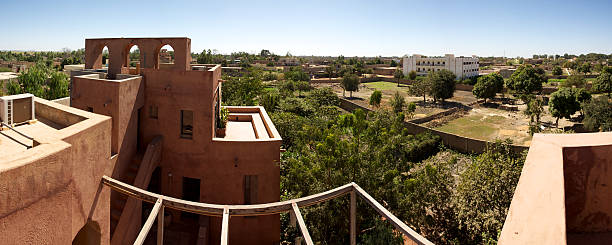 istock Panoramic view of Moroccan architecture in Mopti Dogon Land 173260493