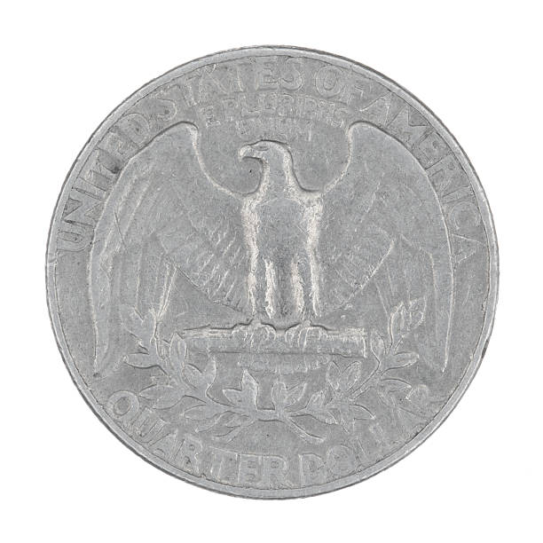 istock old American one quarter dollar coin isolated on white background 173261692