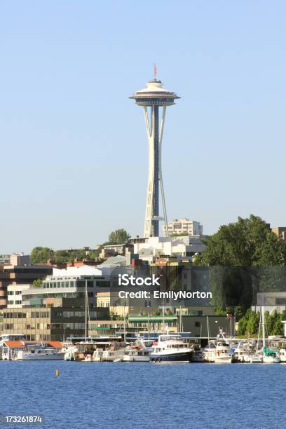 Seattle Washington Foto de stock y más banco de imágenes de Agua - Agua, Aguja espacial, Aire libre