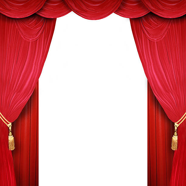 Film and theater stage stock photo